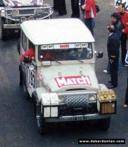 Christian Lacombe, de Mesmaeker i Georges Renou – Toyota BJ.