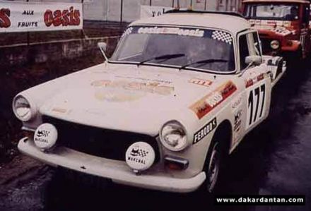 Eric Vuillemin i Daniel Adrian – Peugeot 404 Plateau.