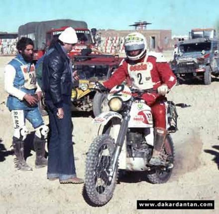 Gilles Comte – Yamaha 500 XT.