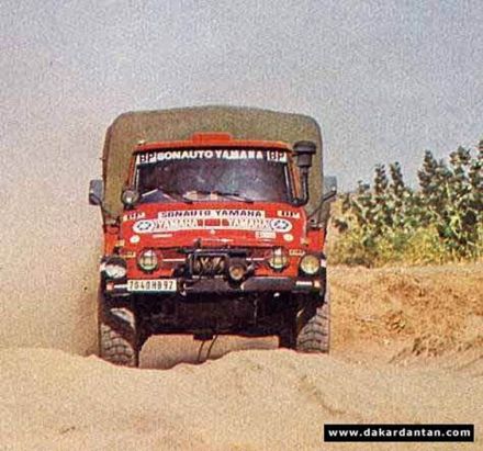 Bernard Maingret i Christian Maingret – Mercedes Unimog.