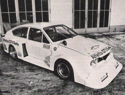 Debiut  Alfy Romeo Alfetta GTV Turbo.