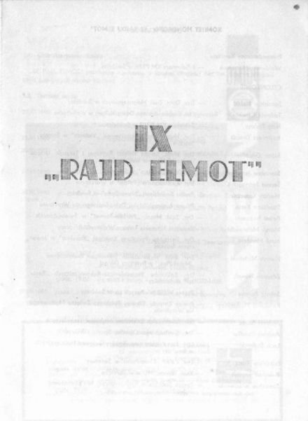 9 Rajd Elmot - 1980r
