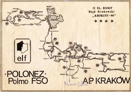 5 Rajd Krakowski Krokusy - 1980r.