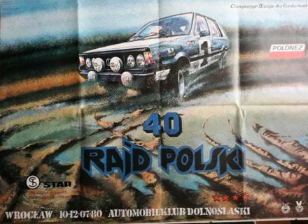 40 Rajd Polski - 1980r