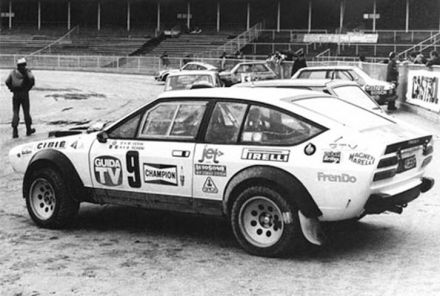 Maurizio Verini i Mauro Mannini – Alfa Romeo Alfetta Turbodelta.