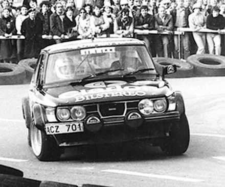 Stig Blomqvist i Björn Cederberg – Saab 99 Turbo.
