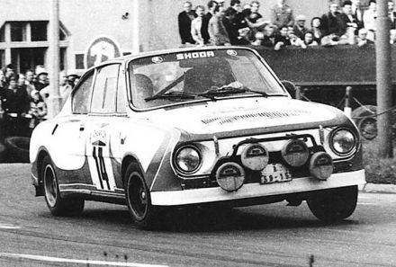 Svatopluk Kvaizar i Jiri Kotek – Škoda 130 RS.