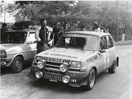 Jean Ragnotti i Jean Marc Andrie – Renault 5 Alpine.