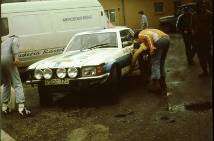 Holger Bohne i Peter Diekmann – Mercedes Benz 450 SLC.