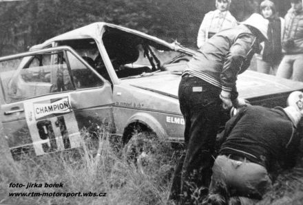 Andrzej Witkowicz i Marek Rompel – VW Golf GTi.