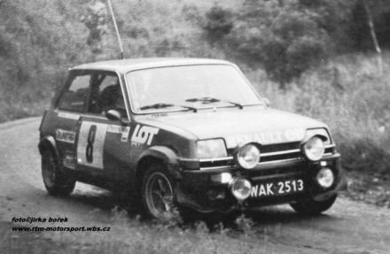 Błażej Krupa i Piotr Mystkowski – Renault 5 Alpine.