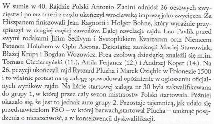 40 Rajd Polski - 1980r