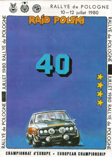 40 Rajd Polski - 1980r