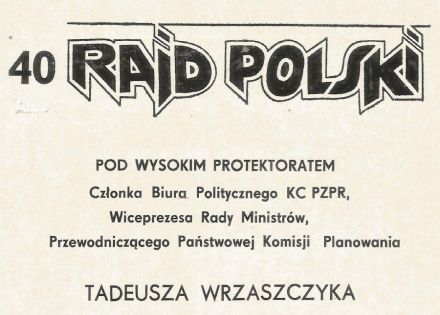 40 Rajd Polski - 1980r