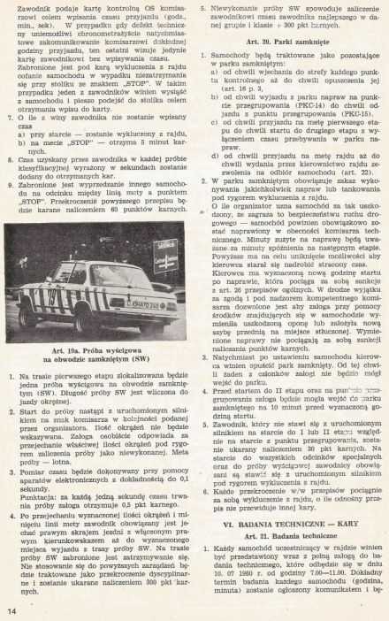 40 Rajd Polski - 1980r