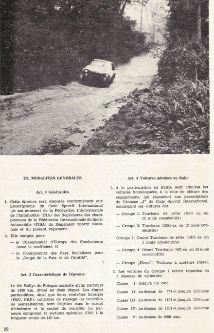 40 Rajd Polski - 1980r