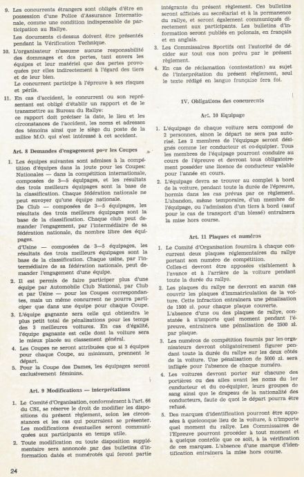 40 Rajd Polski - 1980r