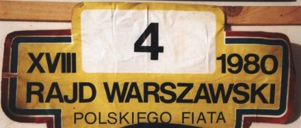 18 Rajd Warszawski - 1980r.