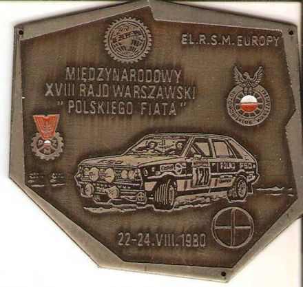 18 Rajd Warszawski - 1980r.