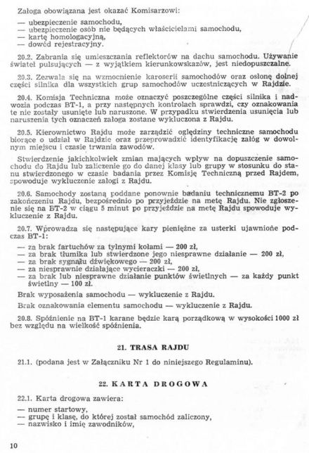 10 Rajd Elmot - 1980r.