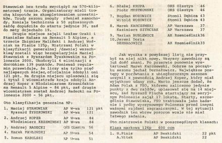 Podsumowanie RSMP - 1980r
