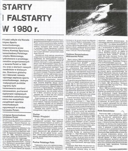 Podsumowanie RSMP - 1980r