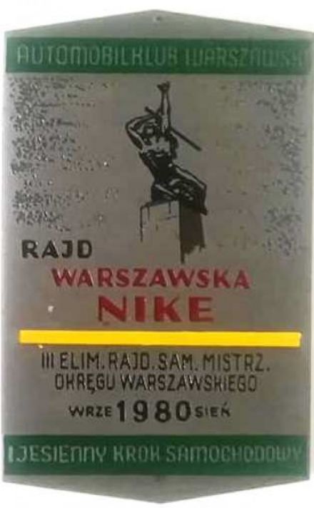 Rajd Warszawska Nike - 1980r