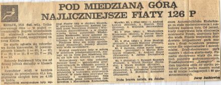 Kielce - 3 elim.WSMP 1980r