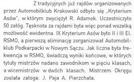 Rajd Kryterium Asów - 1983r