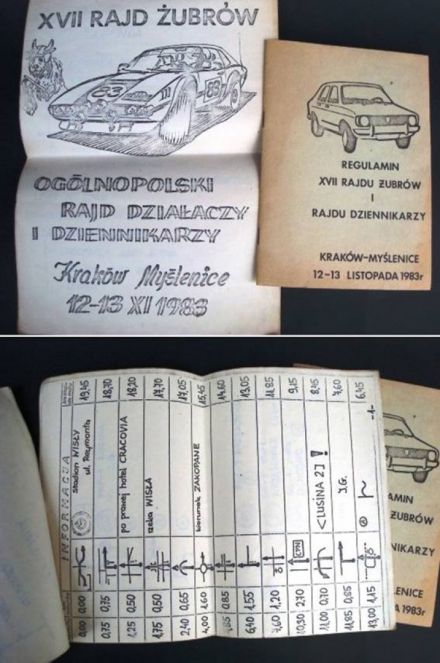 17 Rajd Żubrów - 1983r