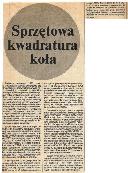 Podsumowanie WSMP - 1983r