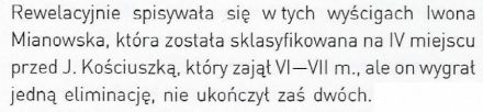 Podsumowanie wyścigów górskich - 1983r