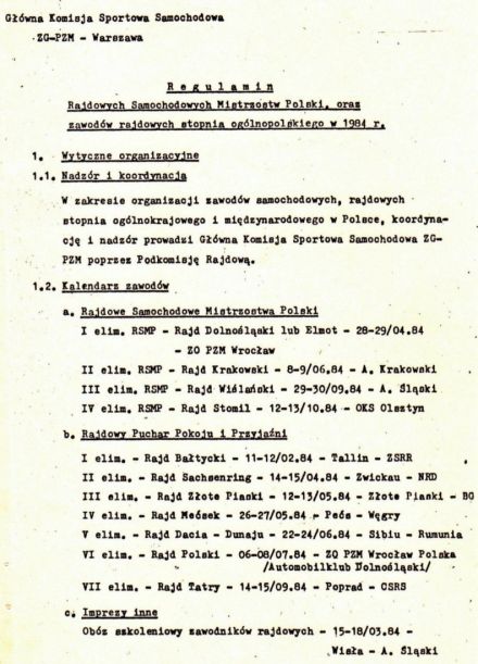 Zapowiedź RSMP-1984r