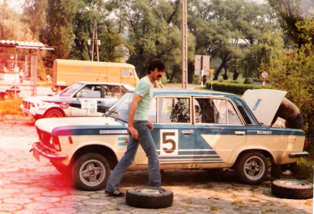 Paweł Przybylski i jego FSO 1600 A, Robert Zaremba i Dariusz Wierszycki – Polonez 1600.