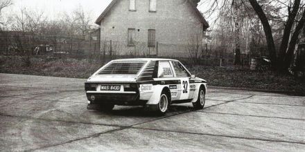 Marian Bublewicz i Ryszard Żyszkowski – Polonez 2500 Turbo Stratos prototyp.