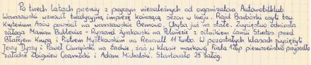 Rajd Barbórka - 1984r
