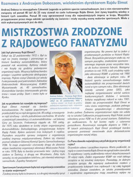 (Informator rajdu Elmot / 2011)