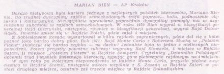 (Informator Rajdu Polski – 1972)