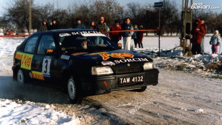 Janusz Kulig i Jarosław Baran - Opel Kadett GSi.