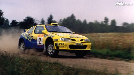 Janusz Kulig i Jarosław Baran - Renault Megane Maxi.
