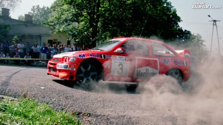 Janusz Kulig i Jarosław Baran - Ford Escort WRC.