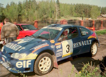 Janusz Kulig i Jarosław Baran - Renault Megane Maxi.
