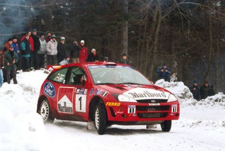 Janusz Kulig i Jarosław Baran - Ford Focus WRC.