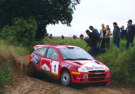 Janusz Kuligi Jarosław Baran - Ford Focus WRC.
