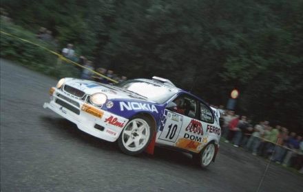 Damian Gelata i Jarosław Baran - Toyota Corolla WRC.