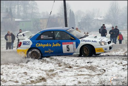 Michał Kościuszko i Jarosław Baran - Subaru Impreza STi N12B.