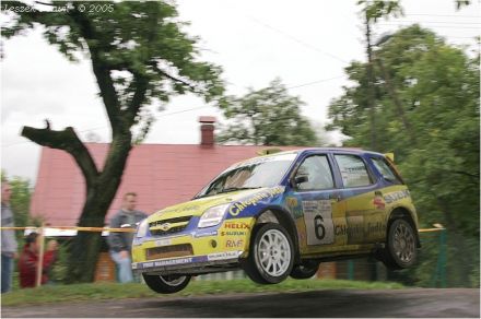 Michał Kościuszko i Jarosław Baran - Suzuki Ignis S1600.