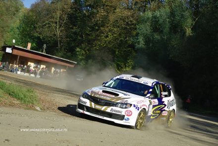 Kajetan Kajetanowicz i Jarek Baran - Subaru Impreza TMR 2010.