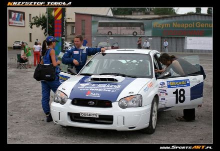 Rajd Subaru 2006r - Dariusz Burkat.