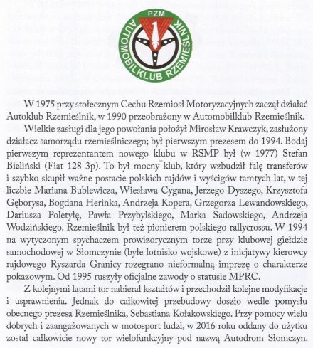 Historia Automobilklubu Rzemieślnik